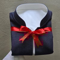 سديري شتوي كلحي غامق مع ابيض المكي |بصمة هدية