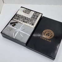 طقم شتوي رجالي قماش + شال كشميري