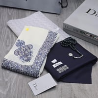 قماش شتوي ديور مع شال كشميري