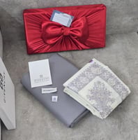 قماش شتوي بالملحقات مع شال كشميري أصيل