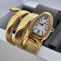 ساعة بولغاري نسائية تصميم ثعبانBulgari