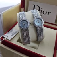 ساعة ديور نسائية حصيرة فاخرة مقاس 19mm