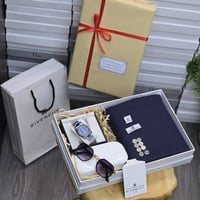 بوكس هديه رجاليه قماش شتوي + نظاره + ساعه