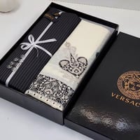 طقم شتوي رجالي قماش + شال كشميري