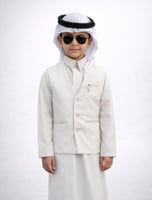 ثوب + سديري ملكي بألوان متعددة