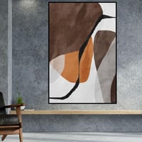 لوحة جدارية فن تجريدي مودرن