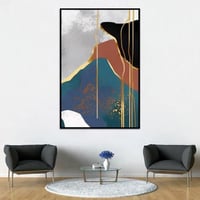 لوحة جدارية فن تجريدي مودرن