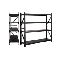 رفوف تخزين تجاري 200×250 - ارتفاع عالي (أسود)