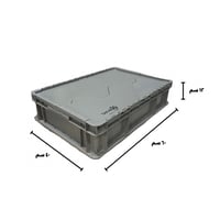 صندوق رمادي مقاس 4