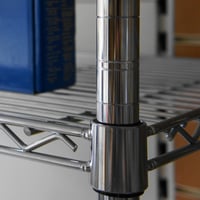 رفوف شبك كروم 200×180 (عمق 45 سم) - ماي رفوف