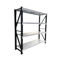 رفوف منزلية 200×200 (عمق 45) - أبيض وأسود (800 كجم...