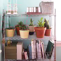 رفوف شبك كروم 200×90 (عمق 45 سم) - ماي رفوف