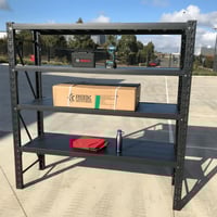 رفوف تخزين تجاري 200×250 - ارتفاع عالي (أسود)