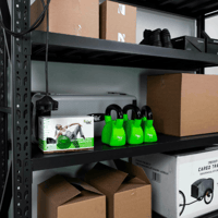 رفوف حديد أسود 200×200 (عمق 60 سم) - حمولة 800 كجم...