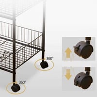 رفوف منظمة للمطبخ اسود