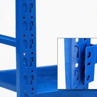 رفوف زرقاء 150×200 (عمق 50) - تخزين متعدد الأغراض