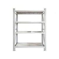 رفوف حديد أبيض 200×200 (عمق 45 سم) - حمولة 800 كجم