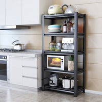 رفوف خشبية معدنية 200x90x60cm أبيض