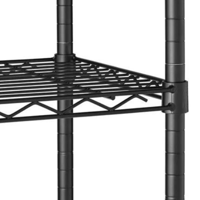 رفوف شبك أسود 200×200 (عمق 45 سم) - ماي رفوف