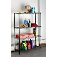 رفوف شبك أسود 200×200 (عمق 60 سم) - ماي رفوف