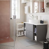 رفوف بلاستيك جانبية ابيض 3 طوابق