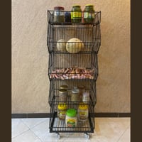 140x50x45cm سلات مواد غذائية اسود