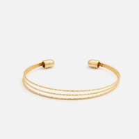 اسوارة نسائية بتصميم متفرد بلون ذهبي