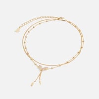 ‎ خلخال نسائي مميز بلون ذهبي