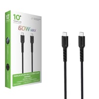 تن بلس كيبل تايب سي إلى اتايب سي نايلون 1 متر بقوة...