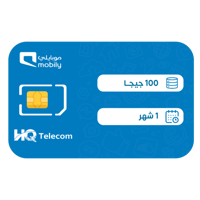 موبايلي شريحة بيانات 100 جيجا مسبقة الدفع | شهر