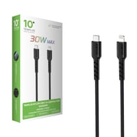 تن بلس كيبل تايب سي إلى لايتنينغ نايلون 1 متر بقوة...