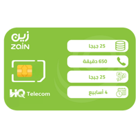 زين شباب 119 شريحة إتصال وبيانات مسبقة الدفع | 4 أ...
