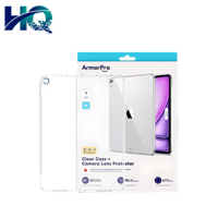 غطاء ArmorPro 2 في 1 (غطاء شفاف + واقي عدسة) لجهاز...