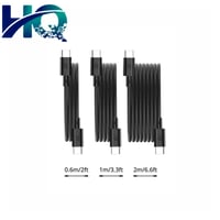 راف باور مجموعة كيابل شحن 3*1 بقوة 60 واط بطول 2 م...