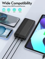 راف باور مجموعة 3*1 شاحن متنقل سعة 20 ألف ملي أمبي...