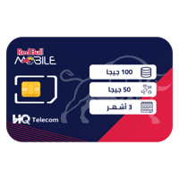 ريد بول شريحة بيانات 150 جيجا مسبقة الدفع | 3 أشهر