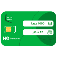 سلام شريحة بيانات 1000 جيجا مسبقة الدفع | سنة