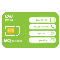 زين فليكس 109 شريحة إتصال وبيانات مسبقة الدفع | 4...