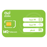 زين شريحة بيانات 30 جيجا مسبقة الدفع | شهر