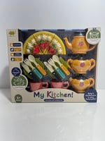 مجموعة ادوات المطبخ للاطفال 16 قطعة - متعة الطهي ت...