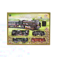 طقم قطار كهربائي للأطفال – 19 قطعة - متعة لعب وترك...