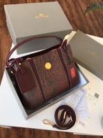 حقيبة إيترو الفاخرة برغندي