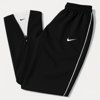 Vintage Black With White Track Pants