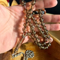 سبحة خضراء شفافة فاخرة
