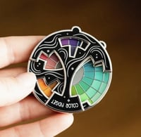 عجلة الألوان المعدنية