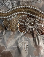 مخور حرير ايطالي شغل شك يدوي