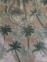 مخور حرير ايطالي شغل شك يدوي