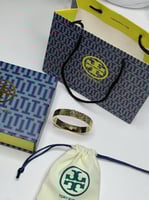 إسوارة TORY BURCH مقاس 14 سم معدن ذهبي