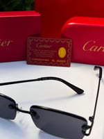 نظارة Cartier- اطار اسود- عدسه اسود