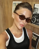 نظارة - MIU MIU اطار تايقر- عدسة بني